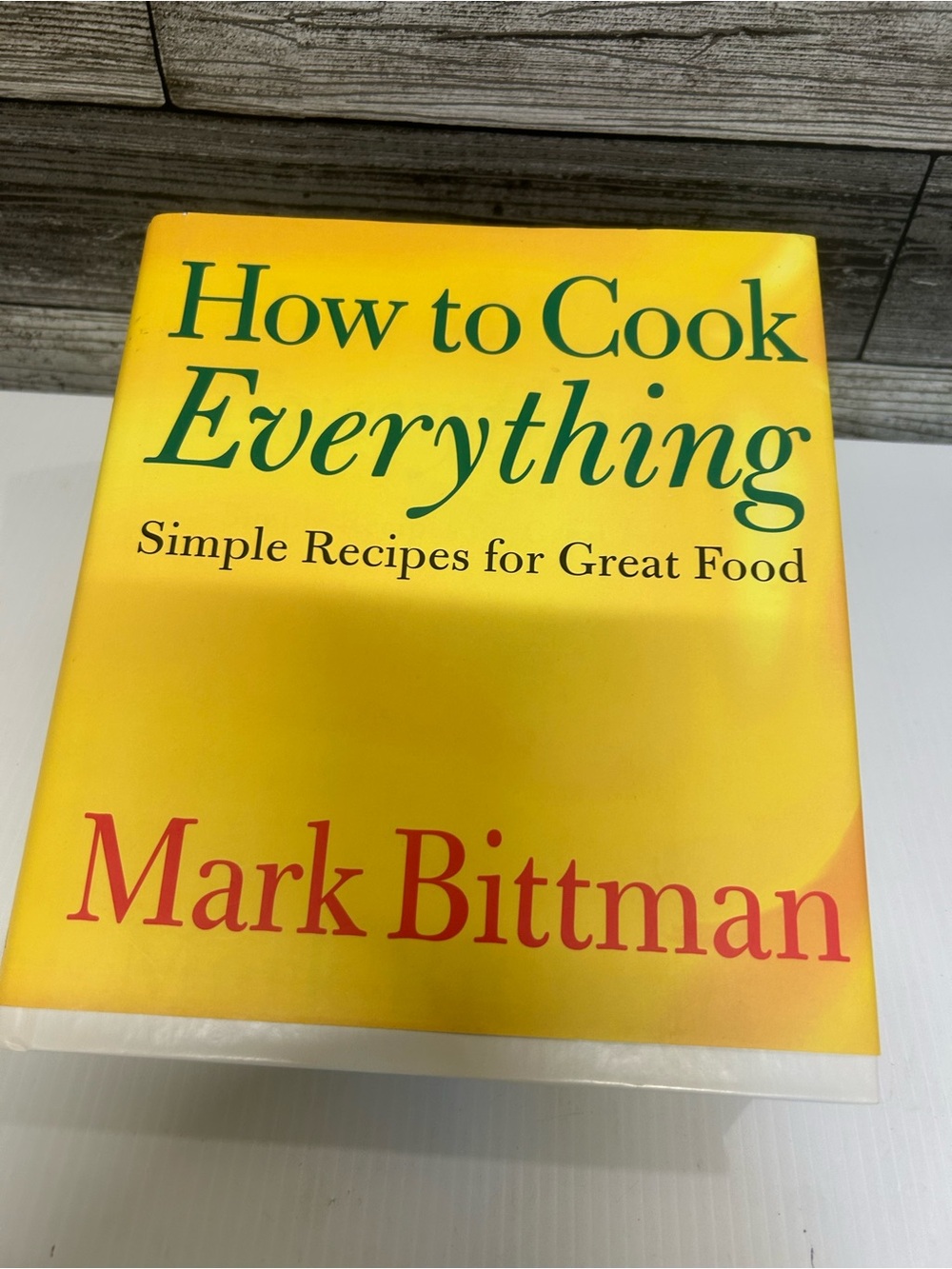 Mark Bittman How to Cook Everything Hardcover Cookbook Dust Jacket